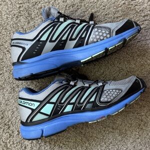 Salomon XT Mission Trail Running Shoes Black Blue Men’s 9.5